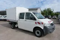 Volkswagen T5 1,9 TDI Doka Pritsche Plane Klima - Thumbnail 3
