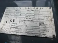 Toyota 7FBEST 15 3-Rad DUPLEX HUBHÖHE 3m - Thumbnail 10